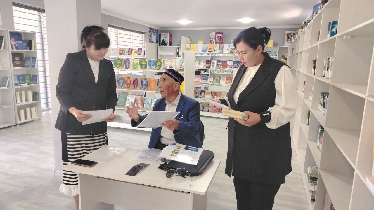 Shoir bilan ijodiy uchrashuv tashkil etildi