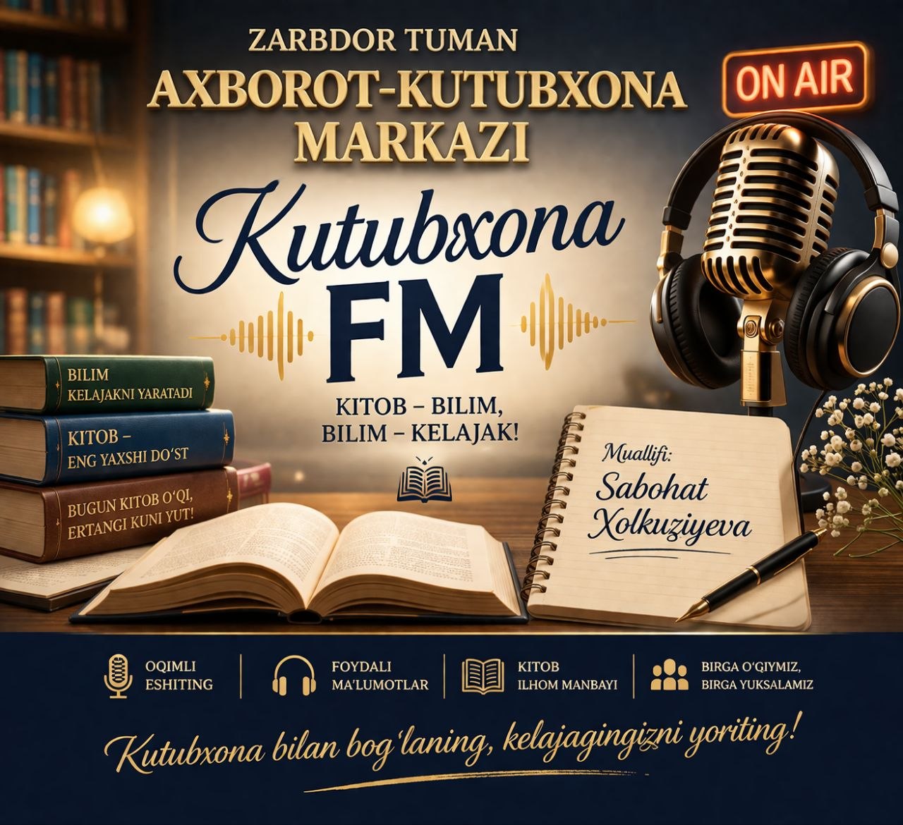 Kutubxona FM Radio loyiha