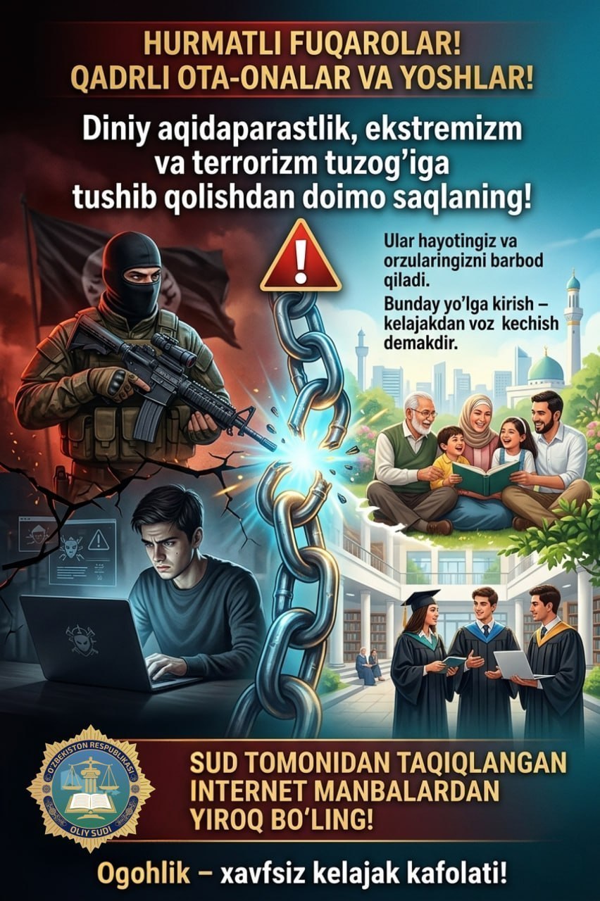 Ogohlik-xavfsiz kelajak kafolati!